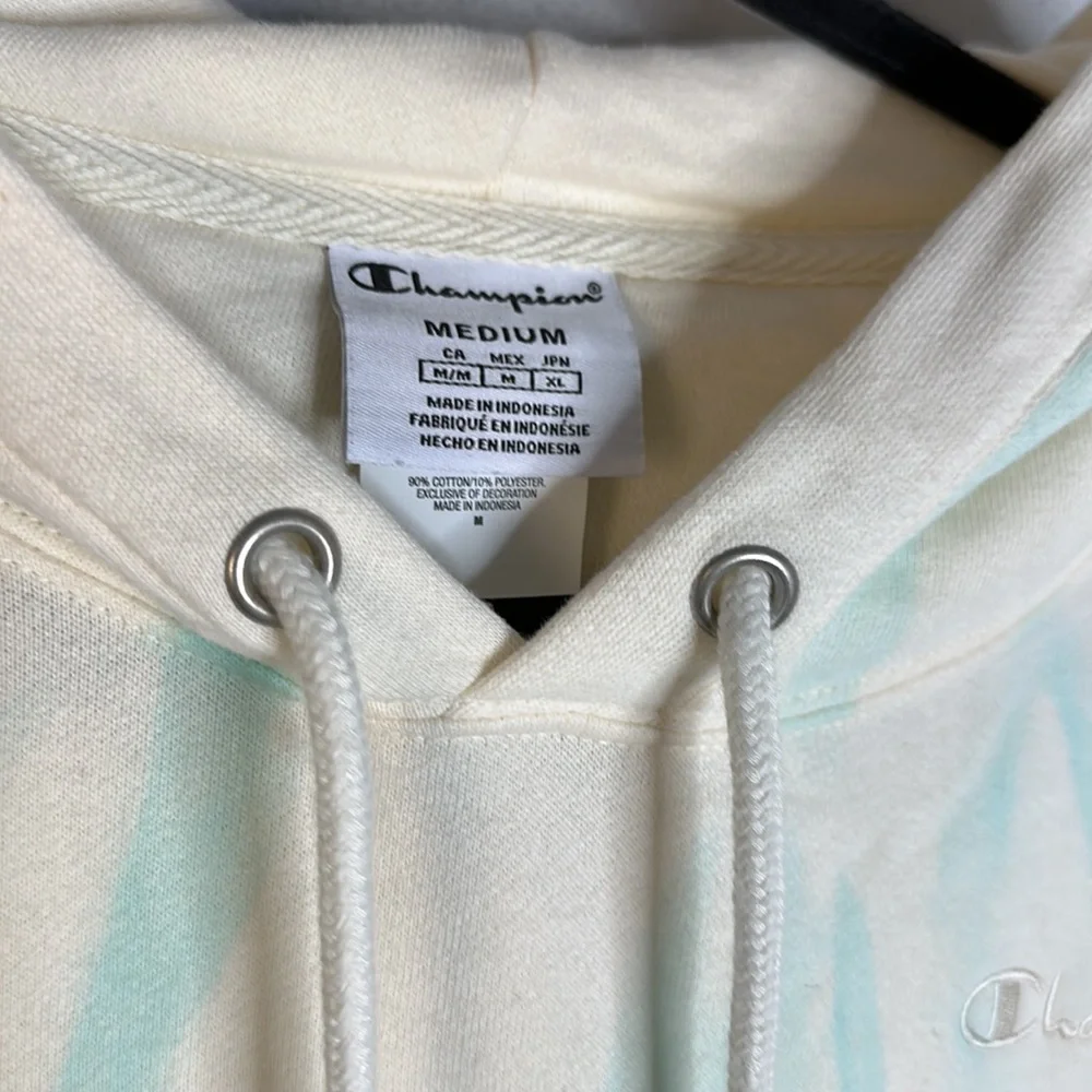 CHAMPION Feather Dye Lightweight Fleece Womens Hoodie M NEW - Picture 5 of 7